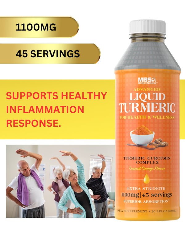 Liquid Turmeric Curcumin with BioPerine Black Pepper Ginger and Vitamin C, D3, E