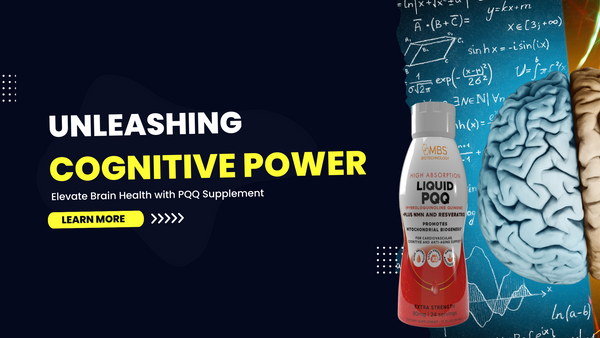 Unleashing Cognitive Power: Elevate Brain Health with PQQ Supplement