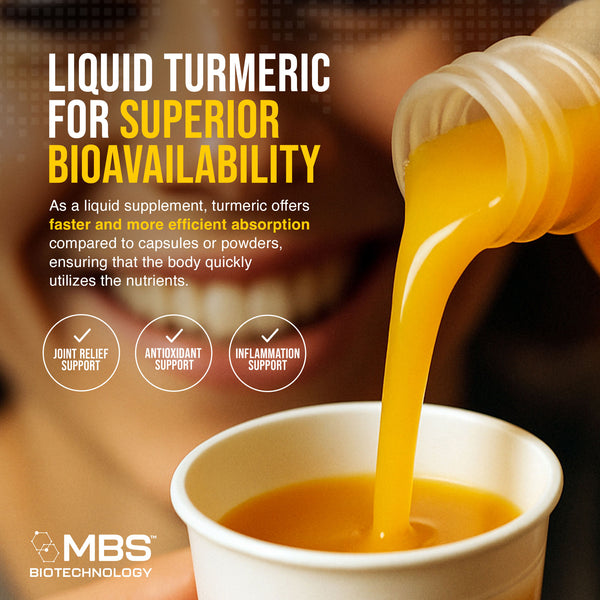 Liquid Turmeric Curcumin with BioPerine Black Pepper Ginger and Vitamin C, D3, E