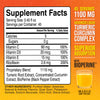 Liquid Turmeric Curcumin with BioPerine Black Pepper Ginger and Vitamin C, D3, E